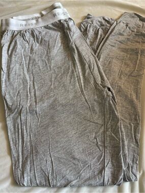 Reiss Light Gray Jersey Lounge Pants
